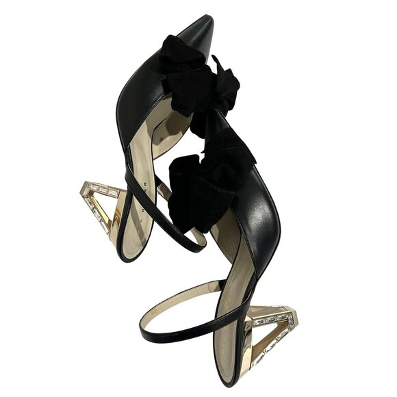 Mia Becar Alessandra Slingback 70 in Black - Picture 7 of 9